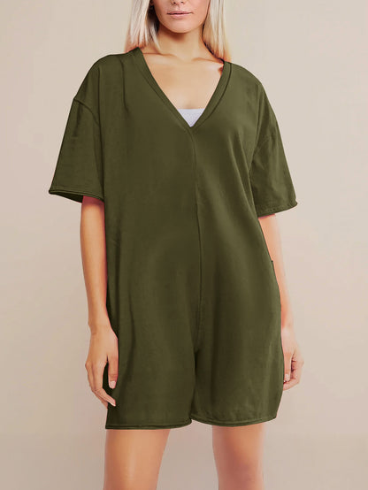 Oversized Tee Romper - Maternity & Postpartum