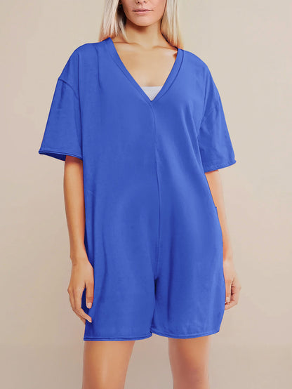 Oversized Tee Romper - Maternity & Postpartum
