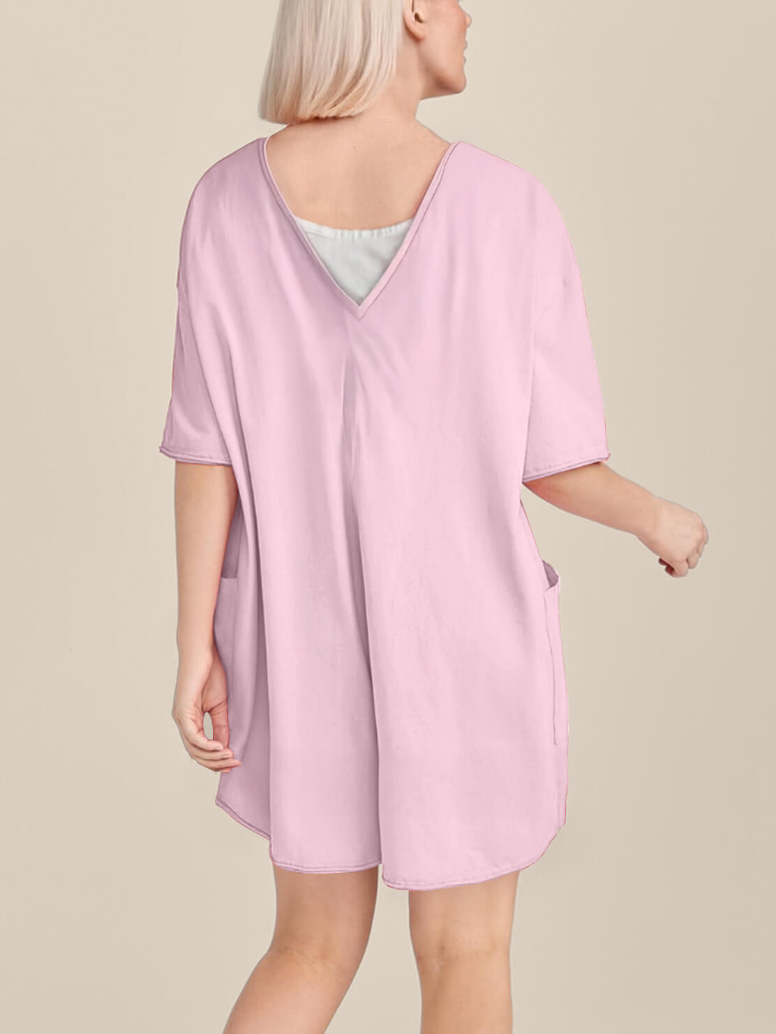 Oversized Tee Romper - Maternity & Postpartum