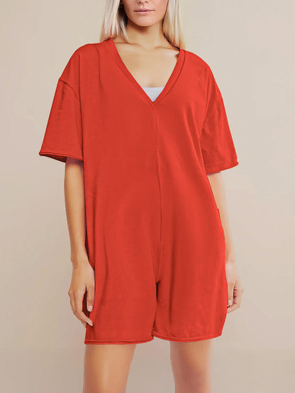 Oversized Tee Romper - Maternity & Postpartum